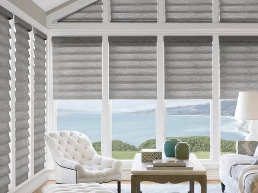 Vignette® Modern Roman Shades at The Drapery Shop, Inc near Vista, Del Mar, California (CA)