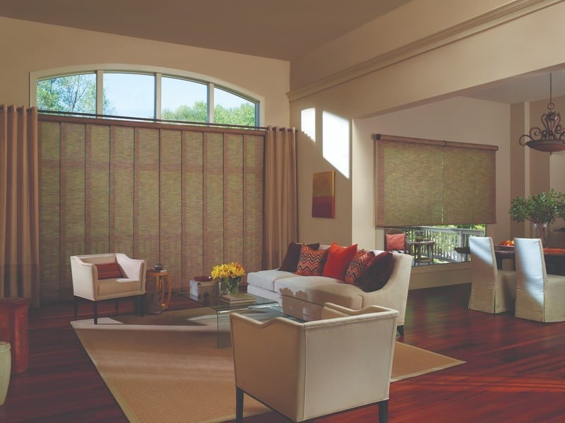 Motorized blinds, vertical blinds, smart home operation to beat the heat near Vista, California (CA)